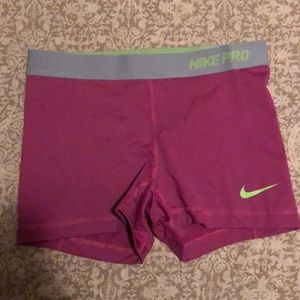 Pink Nike pros